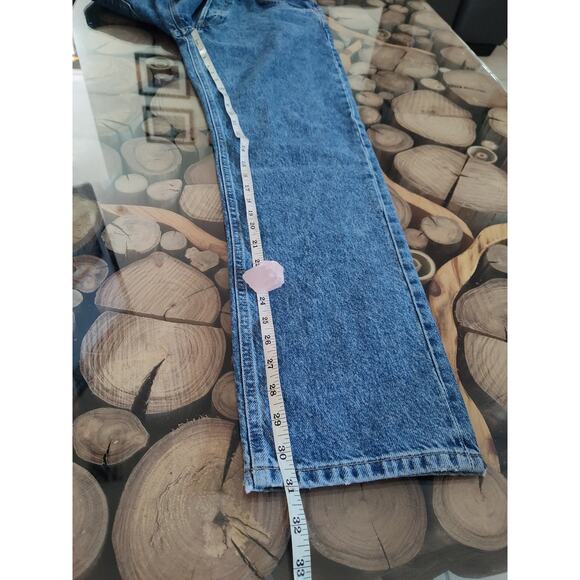 Zara RHUIGI button fly jeans straight relaxed medium baggy Y2K style - Picture 8 of 14